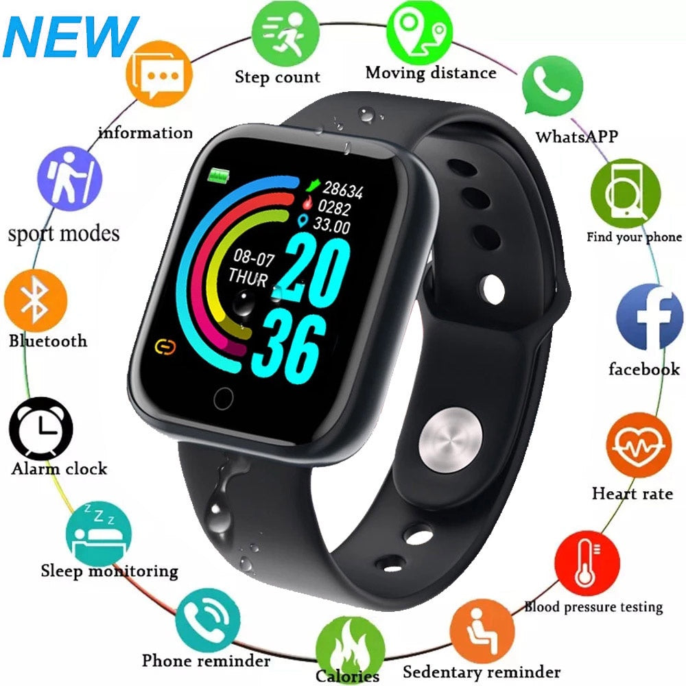 New D20 Pro Smartwatch – Stay Connected in Style